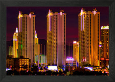 Listing image for Three Towers Framed Wall Art Poster Canvas Print Picture