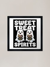 Listing image for SWEET TREAT SPIRITS - GHOST HALLOWE Framed Wall Art Poster Canvas Print Picture
