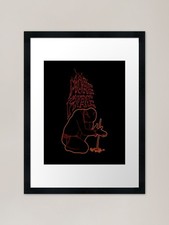 Listing image for More fire African Heritage Framed A Framed Wall Art Poster Canvas Print Picture