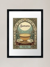 Listing image for Samanu A Nowruz Tradition of Abunda Framed Wall Art Poster Canvas Print Picture