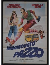 Listing image for Pazzo Innamorato Poster Adriano Celentano Ornella Muti Pattini Regina A408