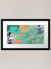 Listing image for Xiang River Deities (??????? Framed Framed Wall Art Poster Canvas Print Picture