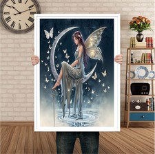 Listing image for Fairy Nymph Wall Art Poster Size A3