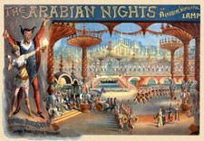 Listing image for TH54 Vintage Arabian Nights Theatre Poster Print Art (A1, A2, A3)