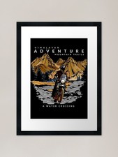 Listing image for Royal Himalayan mountains trails de Framed Wall Art Poster Canvas Print Picture