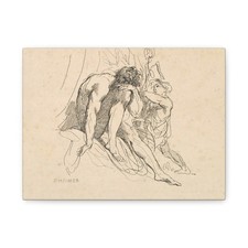 Listing image for Thomas Rowlandson - River God with Child - 1784–88 - Canvas Wall Art