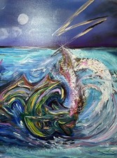 Listing image for Limited Edition Print Sea Dragon Signed by Artist Seascape Ocean Art