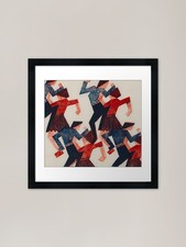 Listing image for Cyril Edward Power - Folk dance Fra Framed Wall Art Poster Canvas Print Picture