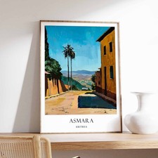 Listing image for 8 Asmara Poster, Eritrea Decor, Eritrea Art, African Wall Art, Africa Travel Pos