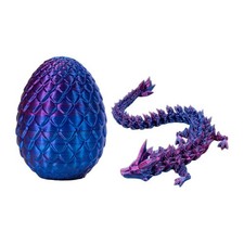 Listing image for Surprise Dragon Egg Articulating Gemstone Dragon Fidget Toy - 3D Printed Dragons