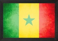 Listing image for Senegal vintage flag Framed Wall Art Poster Canvas Print Picture
