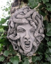 Listing image for Medusa Greek Goddess Garden Wall Hanging Ornament Decoration Handmade