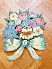 Listing image for Floral Bouquet Hand Painted Metal Wall Art Made in Haiti