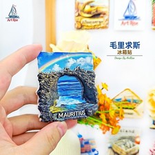 Listing image for Mauritius Resin Fridge Magnet Home Kitchen Decoration Cultural Souvenir Gift