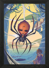 Listing image for Anansi, the Trickster Framed Wall Art Poster Canvas Print Picture