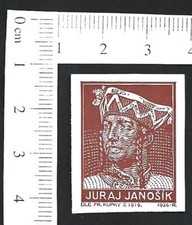 Listing image for Slovakia Juraj Janosik Slovak Highwayman 1936 poster stamp MNH