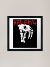 Listing image for Classic Red Fang Logo Classic Frame Framed Wall Art Poster Canvas Print Picture