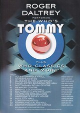 Listing image for Roger Daltrey Performs The Who's Tommy - Mini Poster / Magazine Clipping