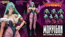Listing image for Storm Toys VAMPIRE DARKSTALKERS Morrigan 6" Collectible Action Figure Toy