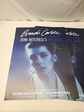 Listing image for Brandi Carlile Performs Joni Mitchell Blue Carnegie Hall Poster Rare Hand Signed