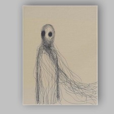 Listing image for Canvas Wall Art Decor Picture Frame Ethereal Ghost Spirit Sketch Illustration