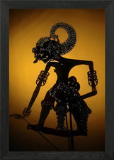 Listing image for Wayang Kulit Shadow Puppet Framed Wall Art Poster Canvas Print Picture