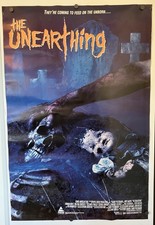 Listing image for VTG 1994 The Unearthing Aswang / Scorned Double Sided Video Store Promo Poster