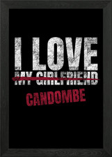 Listing image for I Love Candombe Musical Framed Wall Art Poster Canvas Print Picture