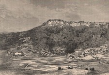 Listing image for Ambohimanga, Holy City of the Hovas. Madagascar 1885 old antique print picture