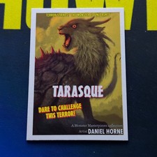 Listing image for 2024 Upper Deck Skybox Masterpieces Monster Movie Poster Tarasque #24 /1499