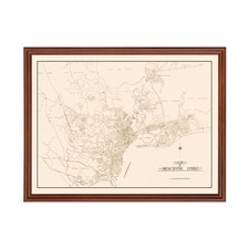 Listing image for Old Map of Singapore City 1930 - Vintage Singapore Art Wall