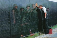 Listing image for Reflections On The Vietnam War Memorial Wall By Lee Teter Poster