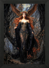 Listing image for Lilith Goddess Framed Wall Art Poster Canvas Print Picture