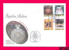 Listing image for MOLDOVA 1999 Handycraft Traditional Folk Art Pottery Ceramic Ware Embroidery FDC