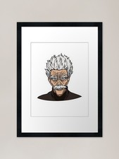 Listing image for Silver fang Framed Art Print Framed Wall Art Poster Canvas Print Picture