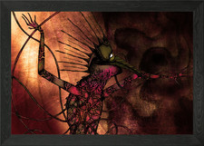 Listing image for Tribal Man art Framed Wall Art Poster Canvas Print Picture