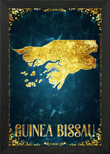 Listing image for guinea bissau Framed Wall Art Poster Canvas Print Picture