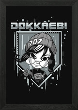 Listing image for Dokkaebi Chibi Framed Wall Art Poster Canvas Print Picture