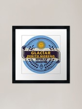 Listing image for Perito Moreno Glacier, Argentina, S Framed Wall Art Poster Canvas Print Picture