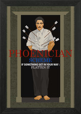 Listing image for Phoenician Scheme Framed Wall Art Poster Canvas Print Picture