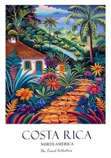 Listing image for 10 Costa Rica Poster, Costa Rica Travel Print, North America Travel Art, Tropica