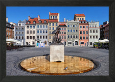 Listing image for Old Town Mermaid In Warsaw Framed Wall Art Poster Canvas Print Picture