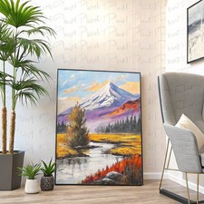 Listing image for Mount Kilimanjaro Abstract Wall Tanzania African Mountain Landscape Scenery