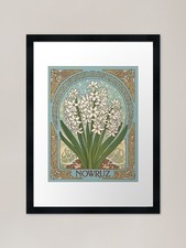 Listing image for Sonbol of Spring Nowruz Hyacinth Ce Framed Wall Art Poster Canvas Print Picture