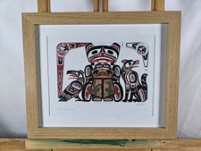 Listing image for RICHARD SHORTY "FROG COPPER DESIGN" NATIVE ART PRINT FIRST NATIONS CANADA