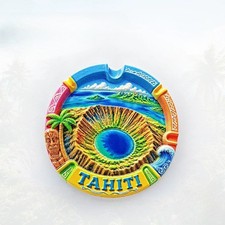 Listing image for South Pacific - France Tahiti Volcanic Lake Blue Sea Island Fridge Magnets