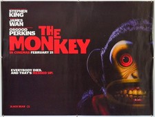 Listing image for THE MONKEY (2025) Original Cinema Quad Movie Poster - Theo James, Stephen King