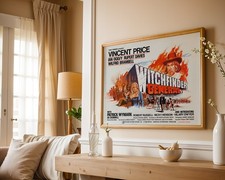Listing image for Witchfinder General - 1968 Folk Horror Tigon Film 30" x 40" UK Quad Poster