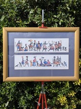 Listing image for Lucy M Wiles Large Framed African Tribal Art Print Swazi Bride Zulu Mothers 30"