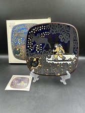 Listing image for VTG Arabia Finland Kalevala Annual Plate 1978 Stoneware Mythology Original Box